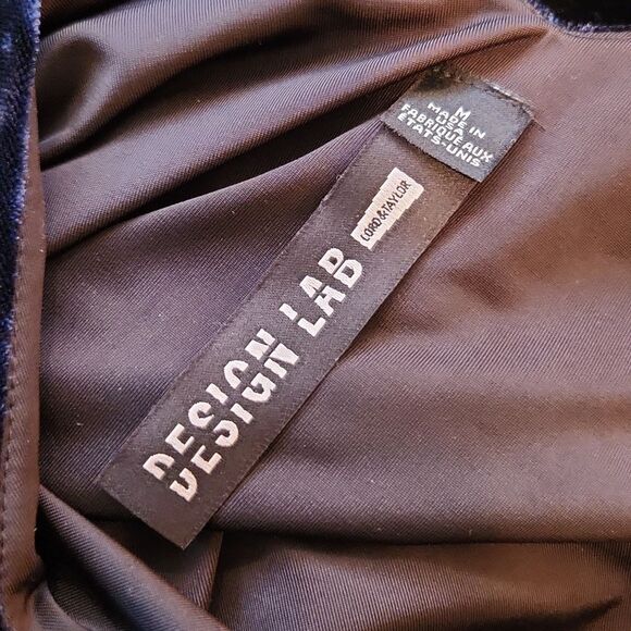 EUC Lord&Taylor Velour Shift Dress Size M - Picture 4 of 5